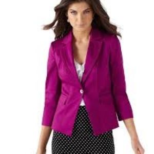 WHBM Berry Pink Blazer